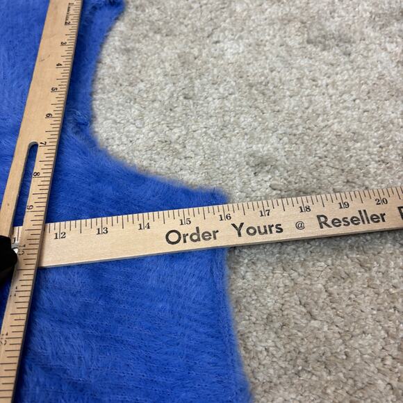 Free People One Mohair Style Top Shawl Collar Women's Large - Picture 5 of 11